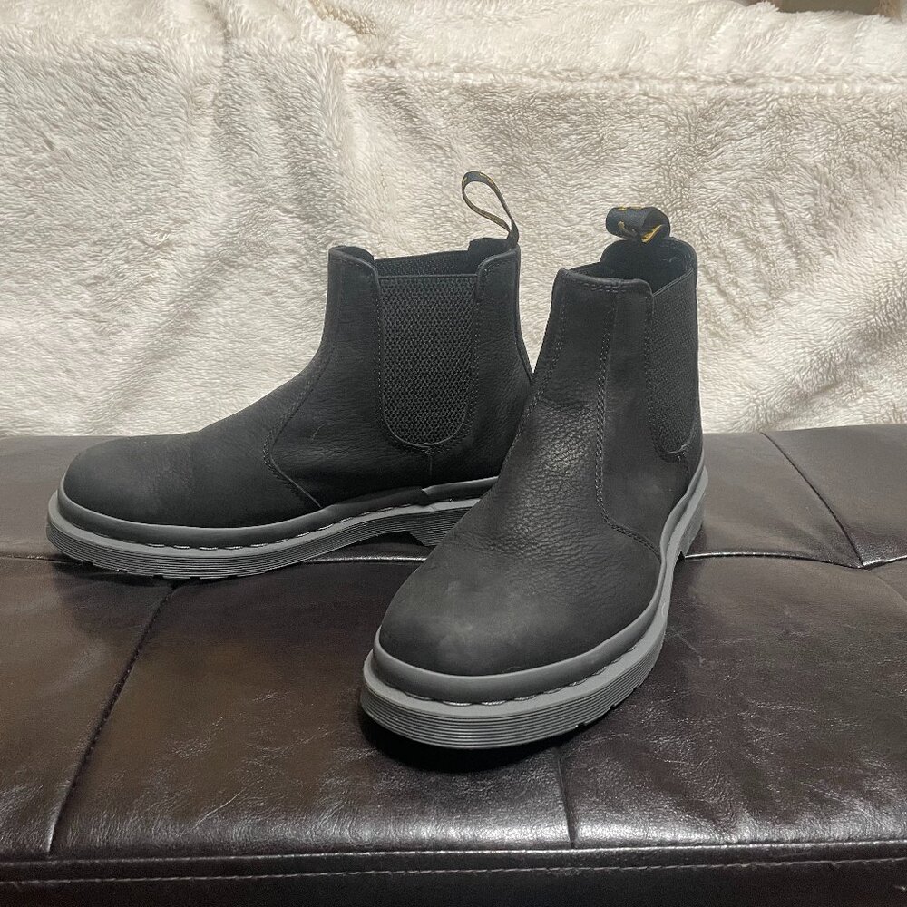 Doc Martens: Leather Chelsea Boot - Size M11